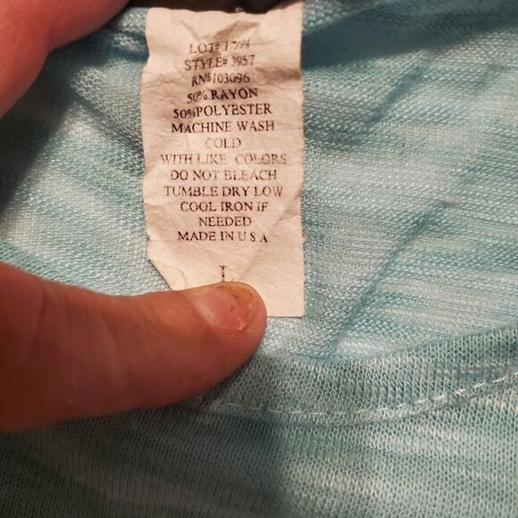 Say Anything side rouched jersey sz lg - Picture 5 of 5